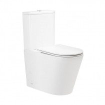 Купити Унітаз-компакт Qtap Scorpio безобідковий з сидінням Soft-close QT14222125ARW