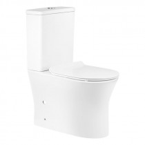 Купити Унітаз-компакт Qtap Virgo безобідковий з сидінням Soft-close QT18222169ARW