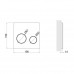 Панель змиву для унітаза Qtap Nest Uni QT0211P01V1176W