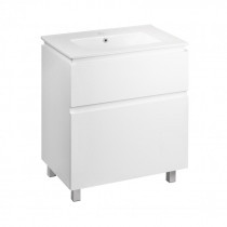 Купити Комплект Qtap Albatross 710х825х460 White тумба підлогова + раковина урізна QT0171TN700D3070CW