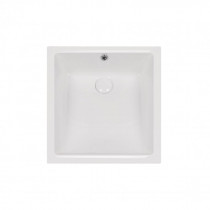 Купить Раковина Qtap Stork 440x340x190 White с донным клапаном QT15116086W