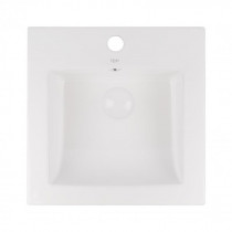 Купити Раковина Qtap Stork 420x420x170 White з донним клапаном QT15116037W