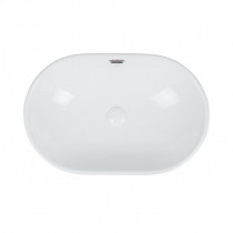 Купити Раковина Qtap Leo 590x400x170 White з донним клапаном QT11114028W
