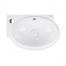 Купити Раковина Qtap Leo 430x290x140 White з донним клапаном QT11115011LW