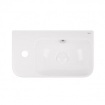 Купить Раковина Qtap Tern 450х260х155 White с донным клапаном QT17115117LW