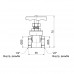 Засувка SD Plus 1/2" ВР SD25015