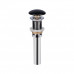 Донный клапан для раковины Qtap PU03 70х70х227.5 Matt black