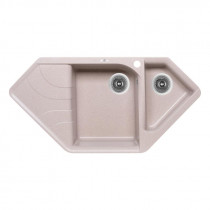 Купить Кухонная мойка с дополнительной чашей Lidz 1000x500/225 COL-06 (LIDZCOL061000500225)