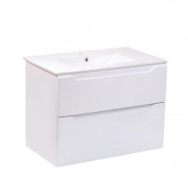 Купить Комплект Qtap Scorpio 810х585х460 White тумба подвесная +  раковина врезная QT1472TPВ8013080CW