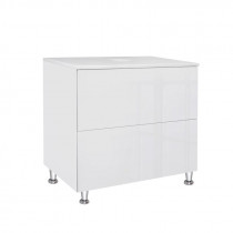 Купить Тумба напольная Qtap Tern 700х616х469 White со столешницей QT1780TNL701W