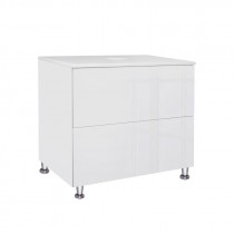 Купити Тумба підлогова Qtap Tern 800х616х469 White зі стільницею QT1780TNL801W