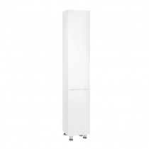 Купить Пенал напольный Qtap Scorpio 350х1900х300 White с корзиной для белья QT1475PN1901KRW
