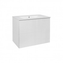 Купить Комплект Qtap Tern 700х580х437 White тумба подвесная + раковина врезная QT1772TPL7013070CW