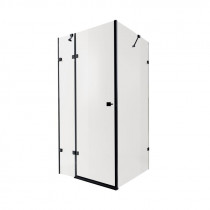 Купить Душевая кабина Qtap Capricorn BLA10128RC6 120x80 см, стекло Clear 6 мм, покрытие CalcLess без поддона