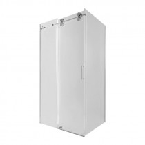 Купить Душевая кабина Qtap Aries CRM10128RC8 120x80 см, стекло Clear 8 мм, покрытие CalcLess без поддона