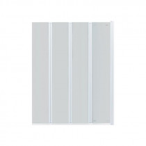 Купити Штора на ванну Qtap Gemini WHI40114RP6 скло Pear 6 мм, 100x140 см