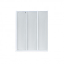 Купити Штора на ванну Qtap Gemini WHI401114RP4 скло Pear 4 мм, 110x140 см