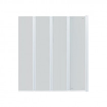 Купить Штора на ванну Qtap Gemini WHI401214RP6 стекло Pear 6 мм, 120x140 см