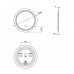 Зеркало Qtap Jay R590 с LED-подсветкой QT0778250359W