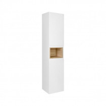 Купить Пенал подвесной Qtap Robin 350х1650х316 White/Whitish oak QT1376PP1651RWWO
