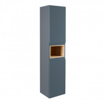 Купити Пенал підвісний Qtap Robin N 350х1650х316 Graphite/Whitish oak QT1376PP16520RGWO