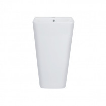 Купить Раковина напольная моноблок Qtap Tern 440х380х830mm White с донным клапаном QT1711G302W