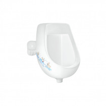 Купити Пісуар підвісний дитячий Qtap Baby 420х300х465 White з малюнком QT2388U460EWD