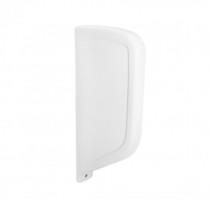Купить Перегородка для писсуара подвесная Qtap Crow 100x390x830 White
