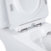 Унитаз-компакт Qtap Presto безободковый с сиденьем Soft-close QT24221217AW