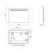 Зеркало Qtap Mideya Modern 500х700 с LED-подсветкой, Reverse QT207814145070W