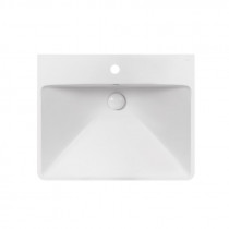Купити Раковина Qtap Albatross D 600х500х210 White з донним клапаном QT01115060DW