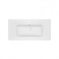 Купити Раковина Qtap Albatross 9H 1000х460х180 White з донним клапаном QT01119100HW