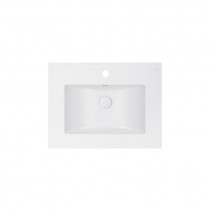 Купити Раковина Qtap Albatross E 600х460х180 White з донним клапаном QT01119060EW