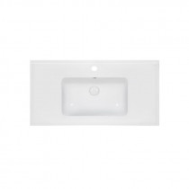 Купить Раковина Qtap Albatross E49 1000х490х200 White с донным клапаном QT01119100E49W