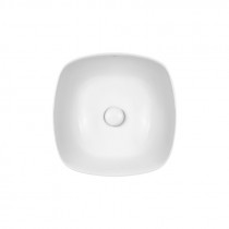 Купить Раковина-чаша Qtap Kolibri 400х400х140 White с донным клапаном QT10117040TW