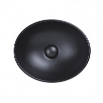 Купити Раковина-чаша Qtap Dove 410х335х145 Matt black з донним клапаном QT063078MBMB