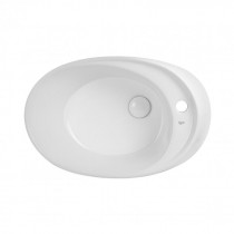 Купить Раковина-чаша Qtap Scorpio 590х380х190 White с донным клапаном QT14111037W