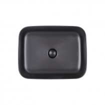 Купити Раковина-чаша Qtap Tern 500x390x140 Matt black з донним клапаном QT172195MBMB