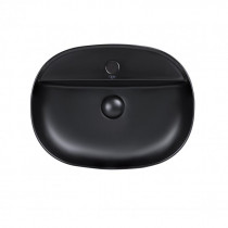 Купити Раковина-чаша Qtap Scorpio 505х385х120 Matt black з донним клапаном QT142202MBMB