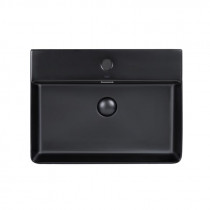 Купити Раковина Qtap Nando LT 600х420х120 Matt black з донним клапаном QT12112173MBMB
