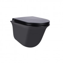 Купить Унитаз подвесной Qtap Virgo безободковый с сиденьем Soft-close QT1833051ERMB