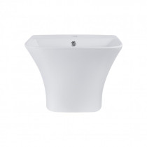 Купить Раковина подвесная моноблок Qtap Crow 500х400х385 White с донным клапаном QT0511G815W