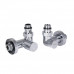 Комплект кранов SD Forte 1/2" НР для полотенцесушителя угловой SF395W15HE
