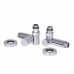 Комплект кранов SD Forte 1/2" НР для полотенцесушителя угловой SF395W15HE