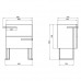 Тумба напольная Qtap Taurus 600х800х437 Whitish oak QT2473TNT603WO