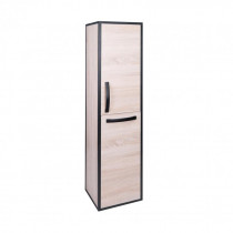Купити Пенал підвісний Qtap Taurus 350х1450х300 Whitish oak з кошиком для білизни QT2476PP1451KRWO