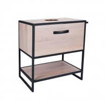 Купить Тумба напольная Qtap Taurus 600х616х469 Whitish oak со столешницей QT2480TNT63WO