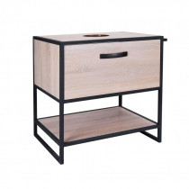 Купити Тумба підлогова Qtap Taurus 700х616х469 Whitish oak зі стільницею QT2480TNT73WO