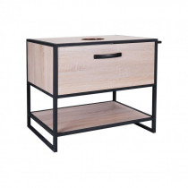 Купити Тумба підлогова Qtap Taurus 800х616х469 Whitish oak зі стільницею QT2480TNT83WO