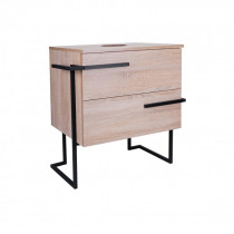Купить Тумба напольная Qtap Taurus 600х616х437 Whitish oak со столешницей QT2480TNT603WO